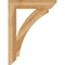 Ekena Millwork Thorton Slat Rough Sawn Bracket, Western Red Cedar, 4"W x 24"D x 32"H BKT04X24X32THR06RWR - alternate 3